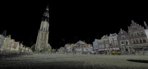 3D-scan of Delft market square
